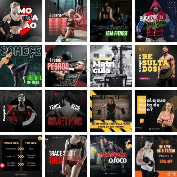 Pack Canva Academia Template Canva 30 Artes + Bônus
