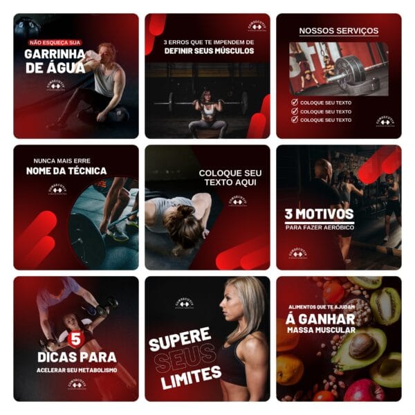 Pack Canva Academia Template Canva 30 Artes + Bônus