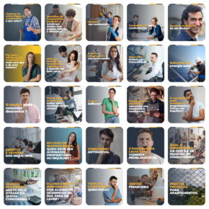 Pack Canva Administração de Condomínios Template Canva 200 Artes + Legendas
