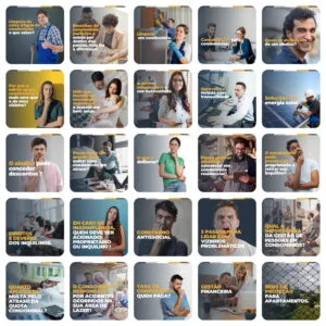 Pack Canva Administração de Condomínios Template Canva 200 Artes + Legendas