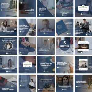 Pack Canva Advogado Template Canva 27 Artes + Bônus