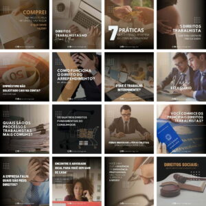 Pack Canva Advogados Template Canva 40 Artes + Bônus