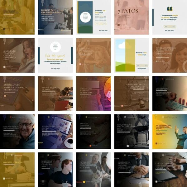 Pack Canva Advogados Template Canva 450 Artes + Bônus