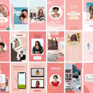 Pack Canva Capas Reels IGTV Instagram  Template Canva 20 Artes + Bônus