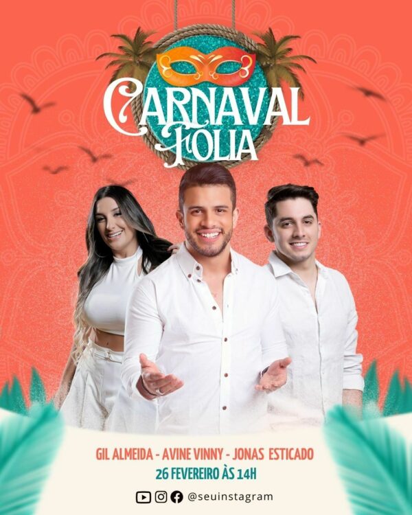 Pack Canva Carnaval Template Canva 24 Artes + Bônus