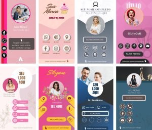 Pack Canva Cartões Interativos Digital Template Canva 10 Artes + Bônus