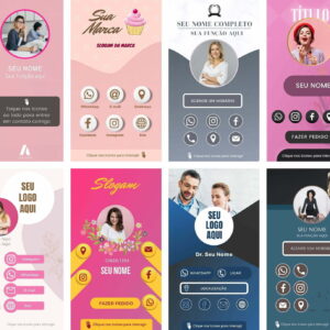Pack Canva Cartões Interativos Digital Template Canva 10 Artes + Bônus