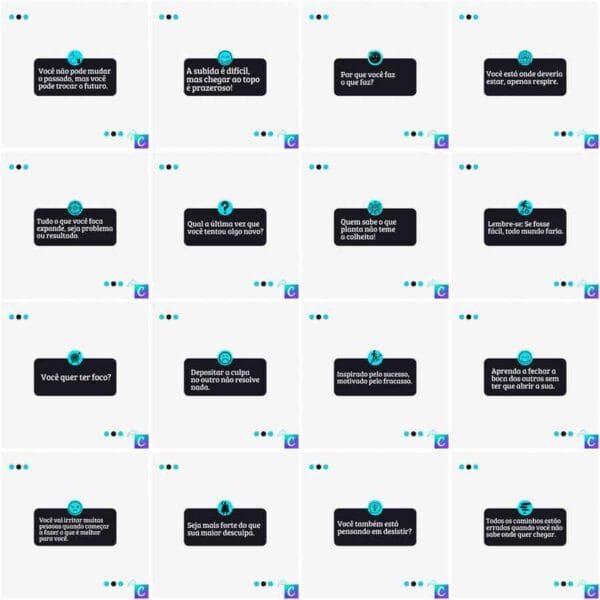 Pack Canva Coach Template Canva 200 Artes + Legendas