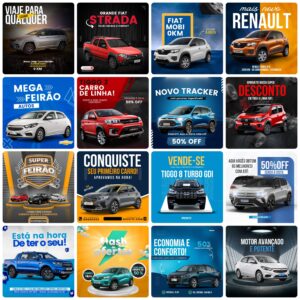 Pack Canva Concessionária Template Canva 30 Artes + Bônus