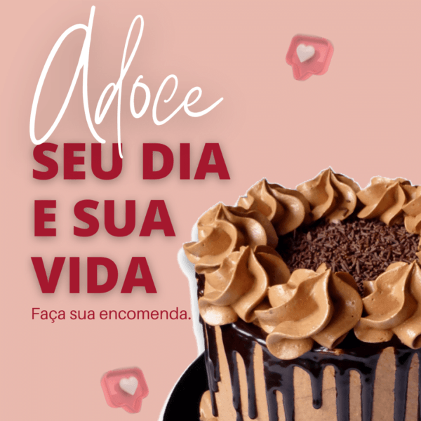 Pack Canva Confeitaria Template Canva 40 Artes + Bônus