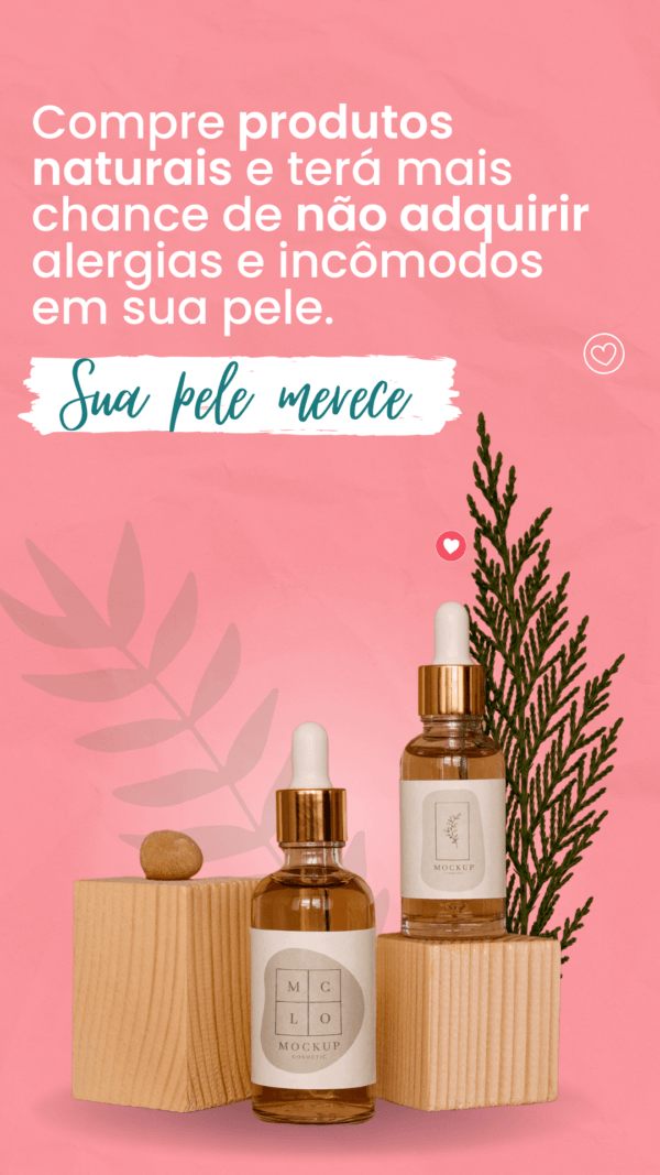 Pack Canva Cosmético Template Canva 30 Artes Storie + Bônus