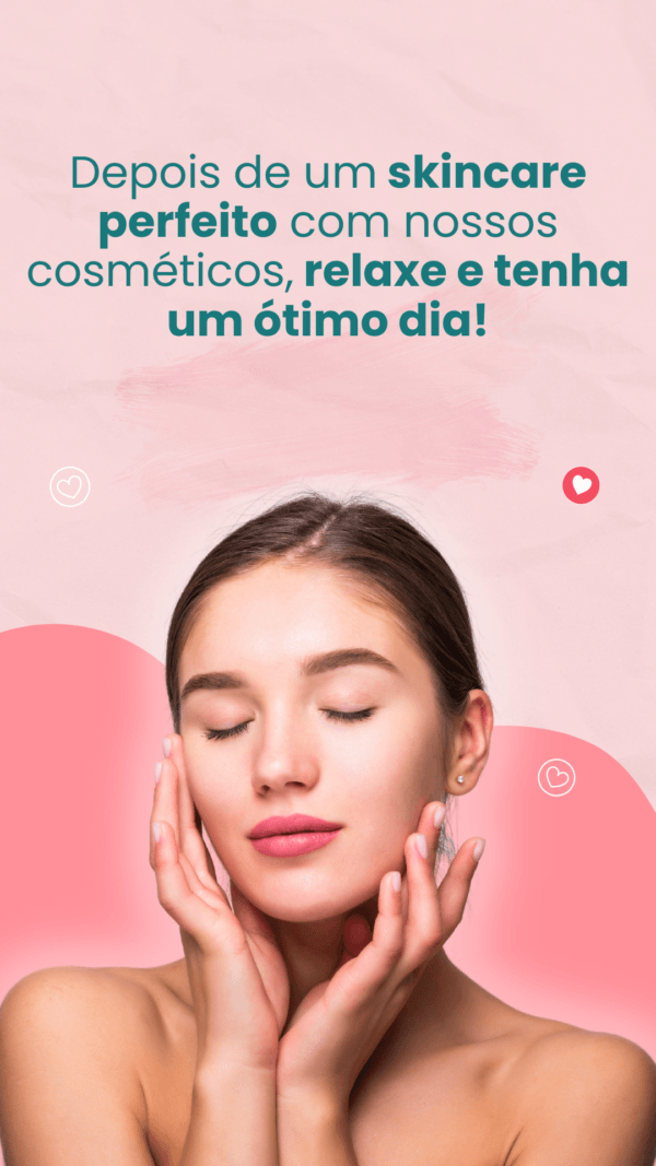 Pack Canva Cosmético Template Canva 30 Artes Storie + Bônus