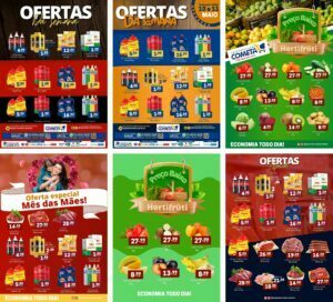 Pack Canva Encartes Supermercado Template Canva 20 Artes