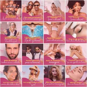 Pack Canva Estética Beleza Template Canva 200 Artes + Legendas