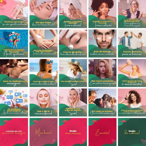 Pack Canva Estética Template Canva 100 Artes + Bônus