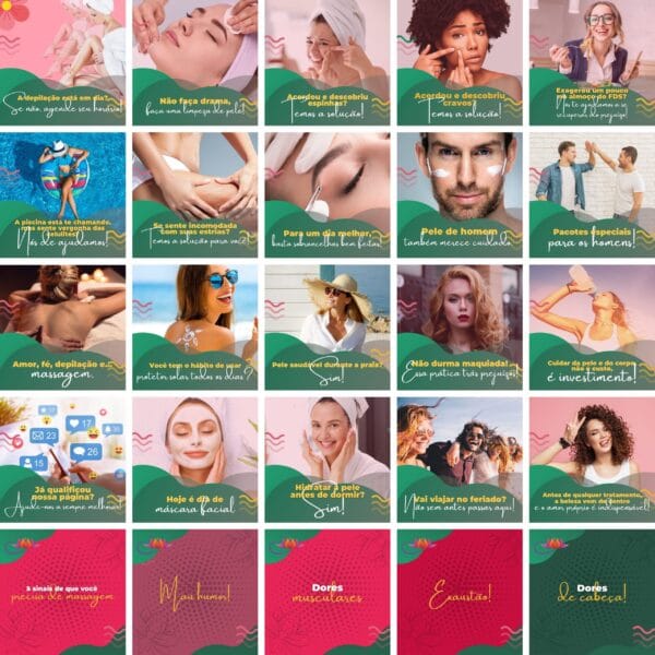 Pack Canva Estética Template Canva 100 Artes + Bônus