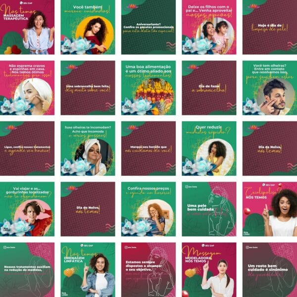 Pack Canva Estética Template Canva 290 Artes + Bônus