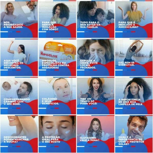 Pack Canva Farmácia Drogaria Template Canva 200 Artes + Legendas