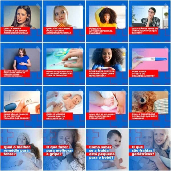 Pack Canva Farmácia Drogaria Template Canva 200 Artes + Legendas