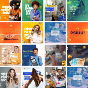 Pack Canva Financeiro 1.0 Template Canva 16 Artes + Bônus