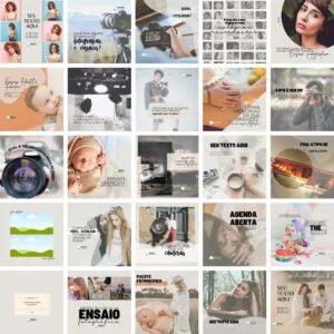 Pack Canva Fotografos Template Canva 25 Artes + Bônus