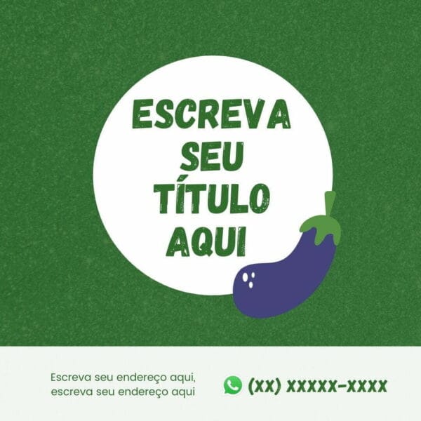 Pack Canva Hortifruti Sacolão Feira Template Canva 12 Artes + Bônus
