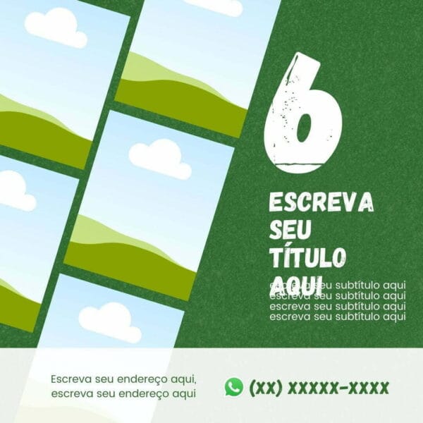 Pack Canva Hortifruti Sacolão Feira Template Canva 12 Artes + Bônus