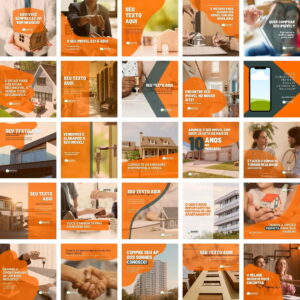 Pack Canva Imobiliária 2.0 Template Canva 25 Artes + Bônus