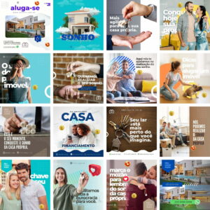 Pack Canva Imobiliária Template Canva 30 Artes + Bônus