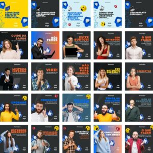 Pack Canva Loja de Informática Template Canva 200 Artes + Bônus