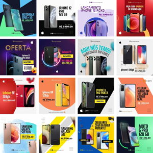 Pack Canva Loja Venda De Celular Templates Editável 40 Artes
