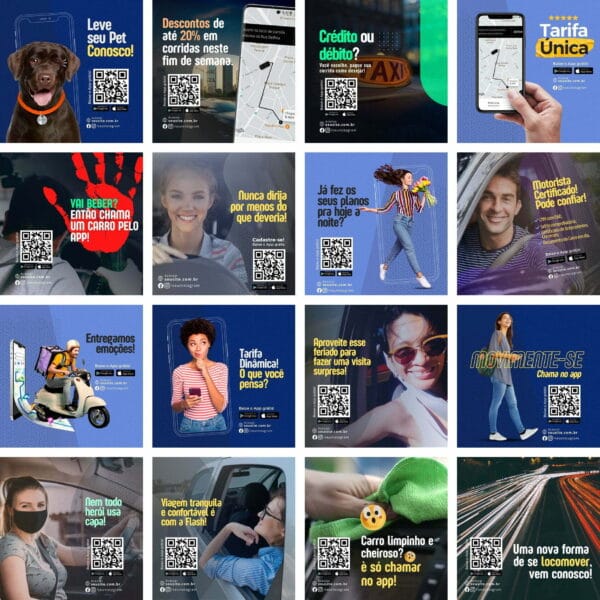 Pack Canva Mobilidade Urbana 2.0 Template Canva 50 Artes + Bônus