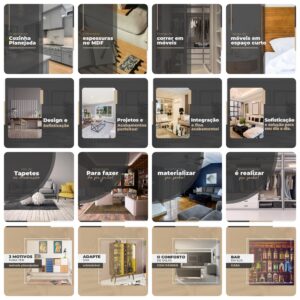 Pack Canva Móveis Planejados Template Canva 200 Artes + Legendas