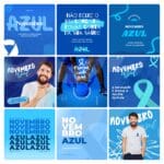 Pack Canva Novembro Azul Template Canva 30 Artes + Bônus 54 Pack Canva Novembro Azul Template Canva 30 Artes + Bônus