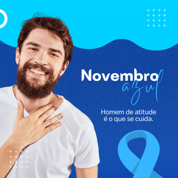 Pack Canva Novembro Azul Template Canva 30 Artes + Bônus