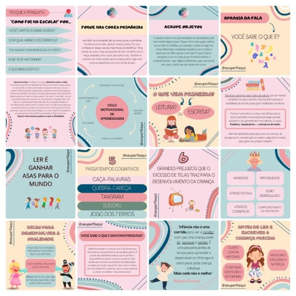 Pack Canva Pedagoga Template Canva 100 Artes + Bônus