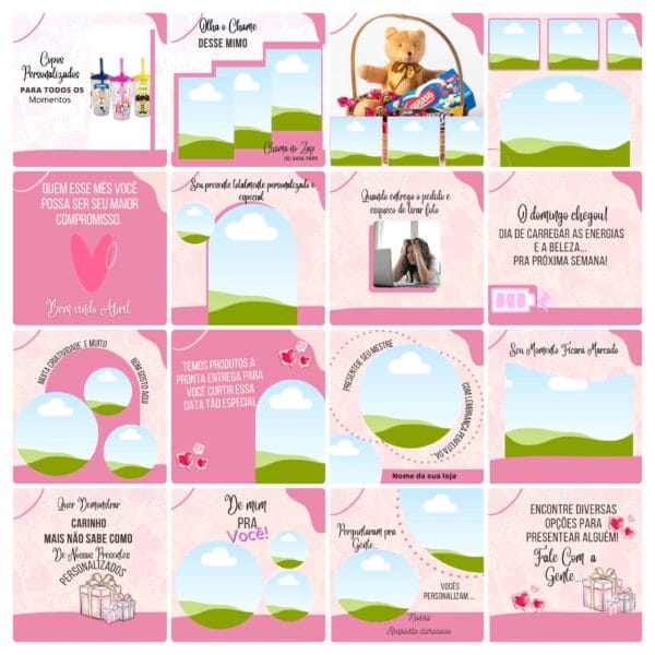 Pack Canva Personalizados Sublimação Template Canva 100 Artes + Bônus