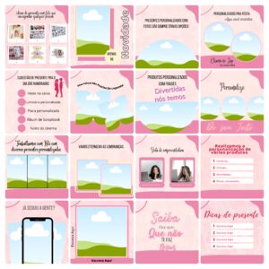 Pack Canva Personalizados Sublimação Template Canva 100 Artes + Bônus