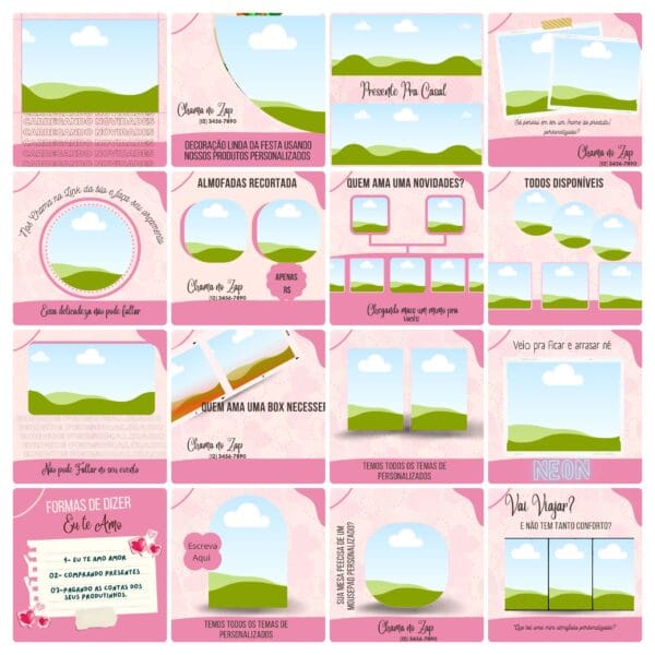 Pack Canva Personalizados Sublimação Template Canva 100 Artes + Bônus