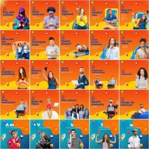 Pack Canva Provedor de Internet Template Canva 200 Artes + Legendas