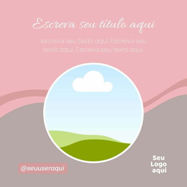Pack Canva Salão de Beleza Feminino Template Canva 10 Artes + Bônus
