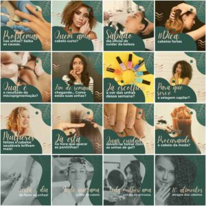 Pack Canva Salão de Beleza Template Canva 200 Artes + Legendas