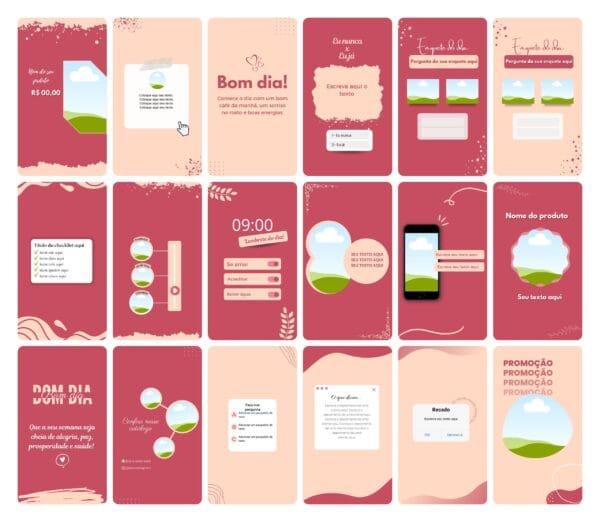 Pack Canva Sublimação Loja de Personalizados Template Canva 120 Artes Storie