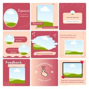 Pack Canva Sublimação Loja de Personalizados Template Canva 130 Artes + Bônus