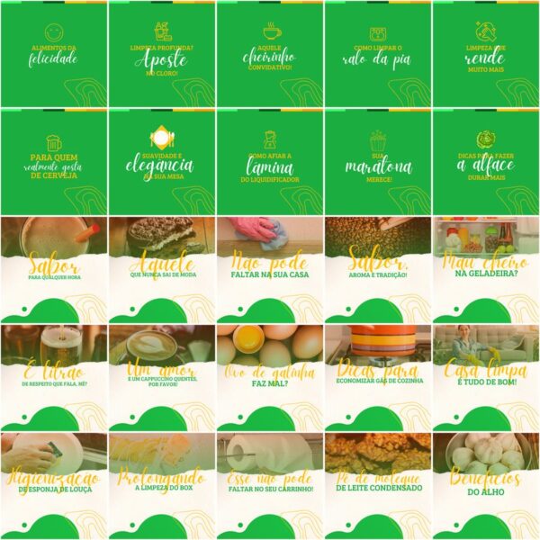 Pack Canva Supermercados Template Canva 200 Artes + Legendas