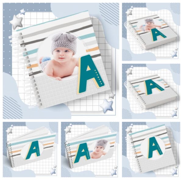 Pack Capas Alfabeto Menino e Menina