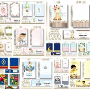 Pack Capas e Cartão Sus Infantil