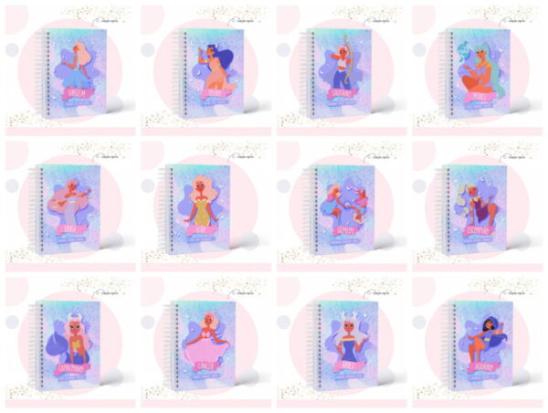Pack Capas e Miolos Coleção Signos