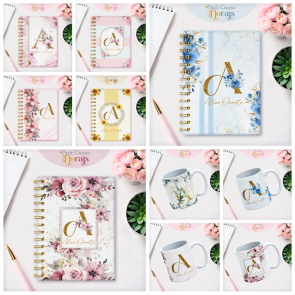 Pack Capas Florais
