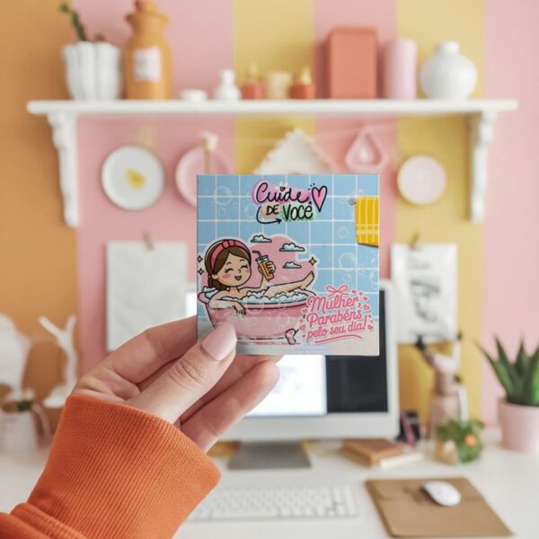 Pack Cards + Fundos Mulheres: 100 Artes para Presentes